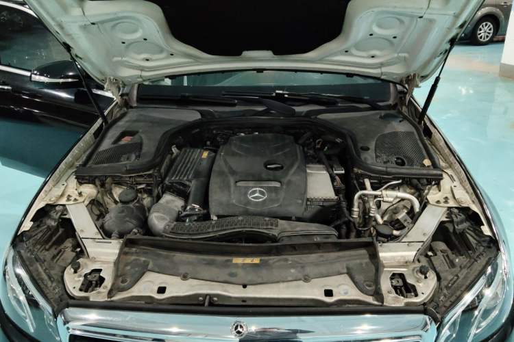 Used Mercedes-Benz E-Class 2017 E 300 L Sporty and Stylish Model Engine Bay