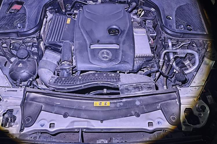 Used Mercedes-Benz E-Class 2017 E 300 L Sporty and Stylish Model Engine Bay