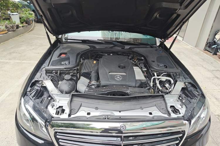 Used Mercedes-Benz E-Class 2017 E 300 L Sporty and Stylish Model Engine Bay