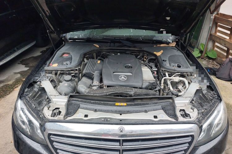 Used Mercedes-Benz E-Class 2017 E 300 L Luxury Model Engine Bay