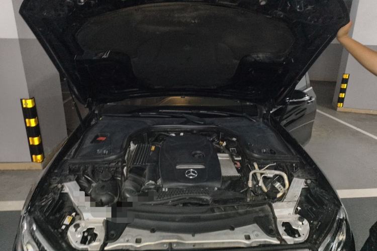Used Mercedes-Benz E-Class 2017 E 300 L Sporty and Stylish Model Engine Bay