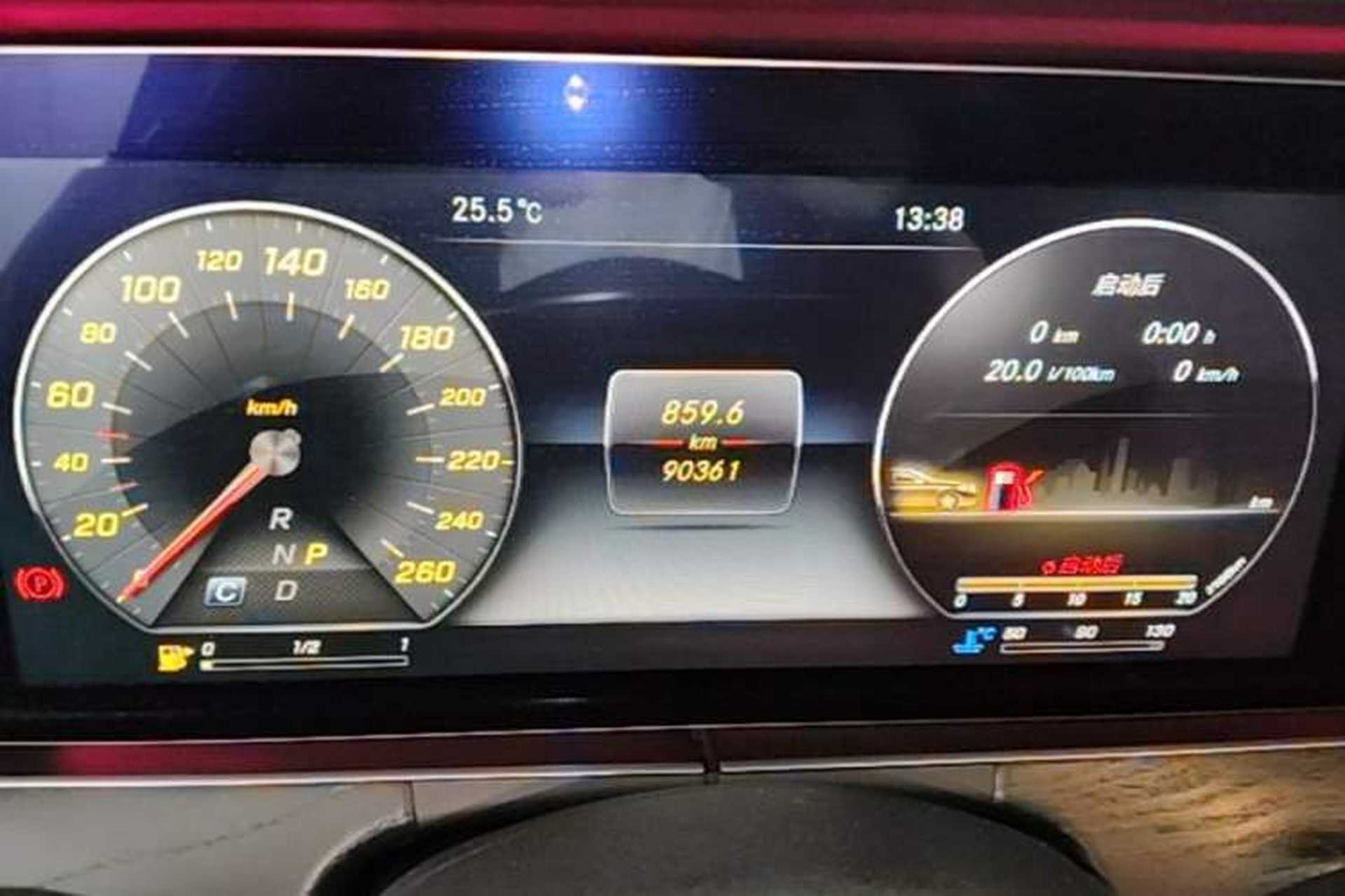 Used Mercedes-Benz E-Class 2017 E 300 L Sport Luxury Edition Instrument Cluster