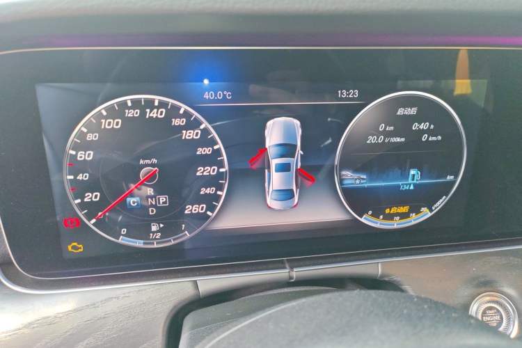 Used Mercedes-Benz E-Class 2017 E 300 L Sporty and Stylish Model Instrument Cluster