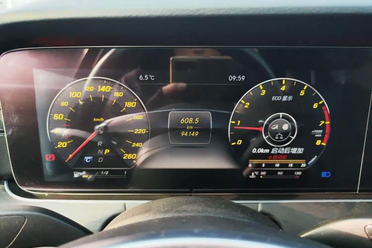 Used Mercedes-Benz E-Class 2017 E 300 L Sporty and Stylish Model Instrument Cluster