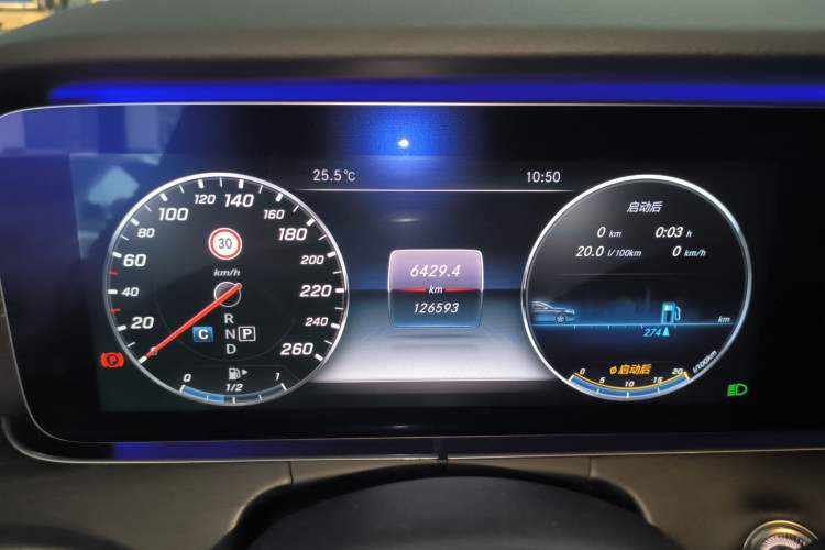 Used Mercedes-Benz E-Class 2017 E 300 L Sporty and Stylish Model Instrument Cluster