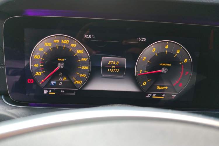 Used Mercedes-Benz E-Class 2017 E 300 L Sporty and Stylish Model Instrument Cluster