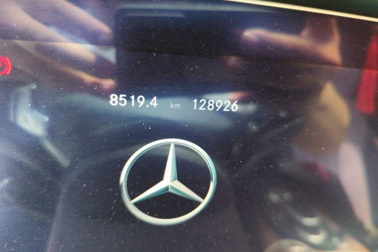 Used Mercedes-Benz E-Class 2017 E 300 L Sporty and Stylish Model Odometer Close Up