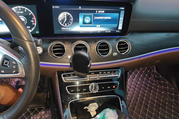 Used Mercedes-Benz E-Class 2017 E 300 L Sporty and Stylish Model Audio And AC Panel