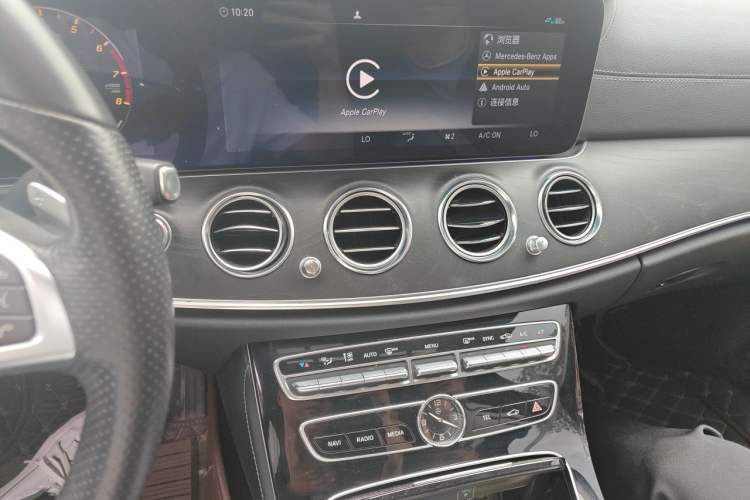 Used Mercedes-Benz E-Class 2017 E 300 L Sporty and Stylish Model Audio And AC Panel