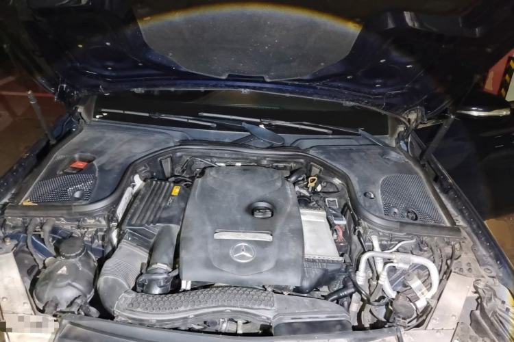 Used Mercedes-Benz E-Class 2017 E 300 L Sporty and Stylish Model Engine Bay