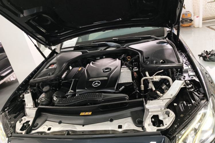 Used Mercedes-Benz E-Class 2017 E 300 L Sporty and Stylish Model Engine Bay