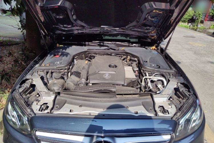 Used Mercedes-Benz E-Class 2017 E 300 L Sporty and Stylish Model Engine Bay
