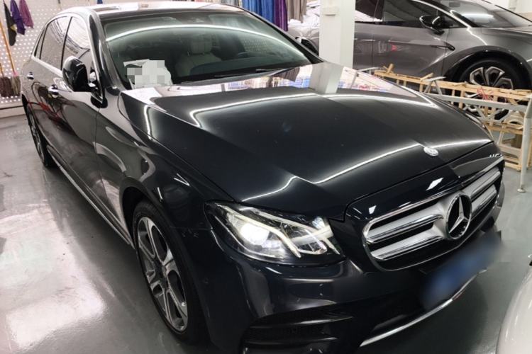 Used Mercedes-Benz E-Class 2017 E 300 L Sporty and Stylish Model Front Right 45 Deg