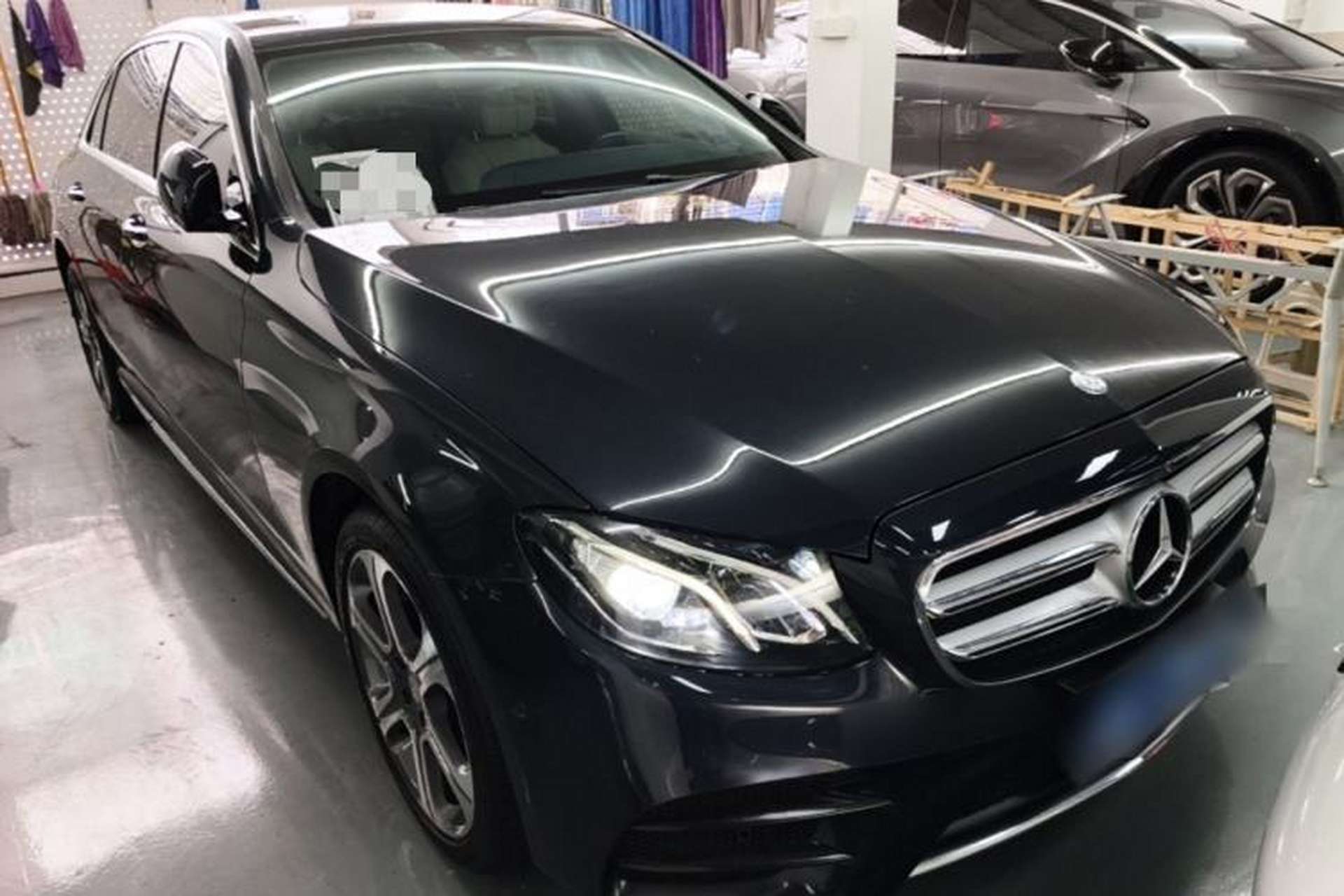 Used Mercedes-Benz E-Class 2017 E 300 L Sporty and Stylish Model Front Right 45 Deg