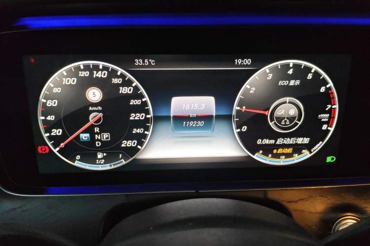 Used Mercedes-Benz E-Class 2017 E 300 L Sporty and Stylish Model Instrument Cluster