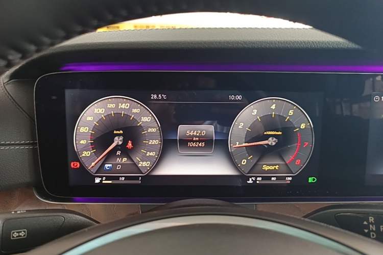 Used Mercedes-Benz E-Class 2017 E 300 L Luxury Model Instrument Cluster