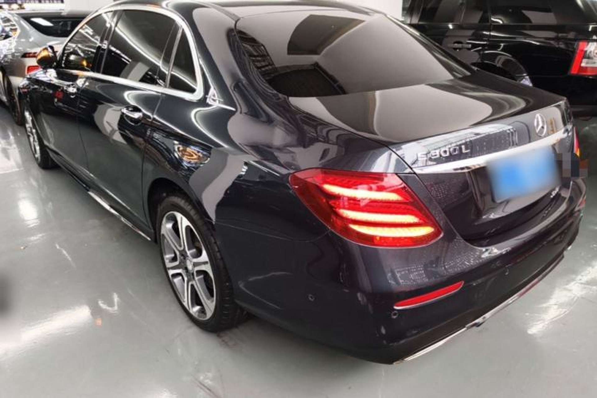Used Mercedes-Benz E-Class 2017 E 300 L Sporty and Stylish Model Rear Left 45 Deg
