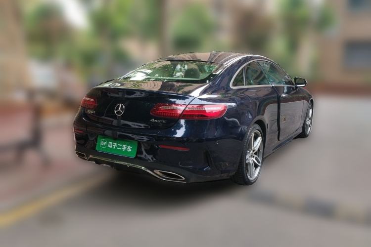 Used Mercedes-Benz E-Class 2017 E 200 4MATIC Coupe Rear Right 45 Deg