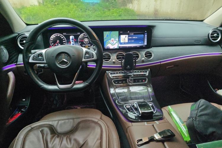 Used Mercedes-Benz E-Class 2017 E 300 L Sporty and Stylish Model Center Console
