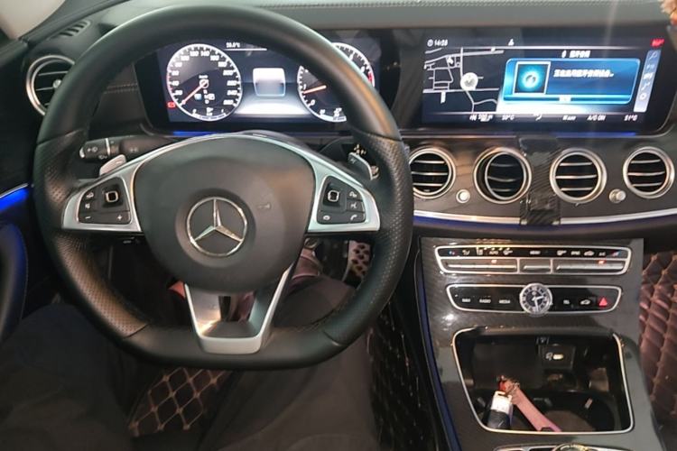 Used Mercedes-Benz E-Class 2017 E 300 L Sporty and Stylish Model Center Console
