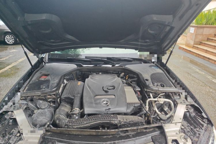 Used Mercedes-Benz E-Class 2017 E 300 L Sporty and Stylish Model Engine Bay