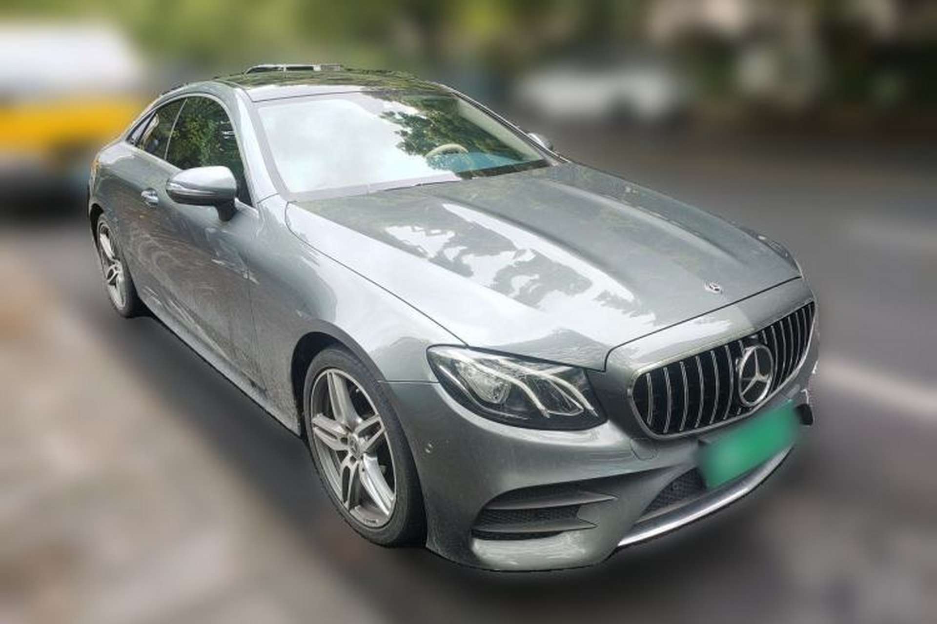 Used Mercedes-Benz E-Class 2017 E 200 4MATIC Coupe Front Right 45 Deg