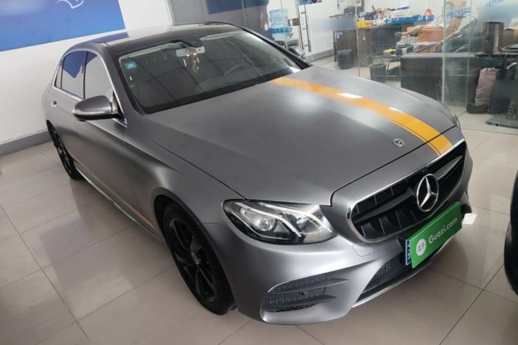 Used Mercedes-Benz E-Class 2017 E 300 L Sporty and Stylish Model Front Right 45 Deg