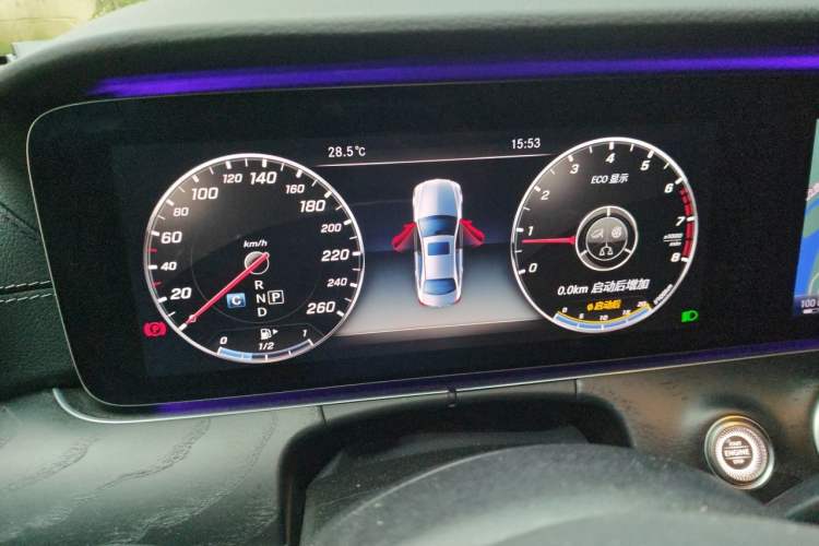 Used Mercedes-Benz E-Class 2017 E 300 L Sporty and Stylish Model Instrument Cluster