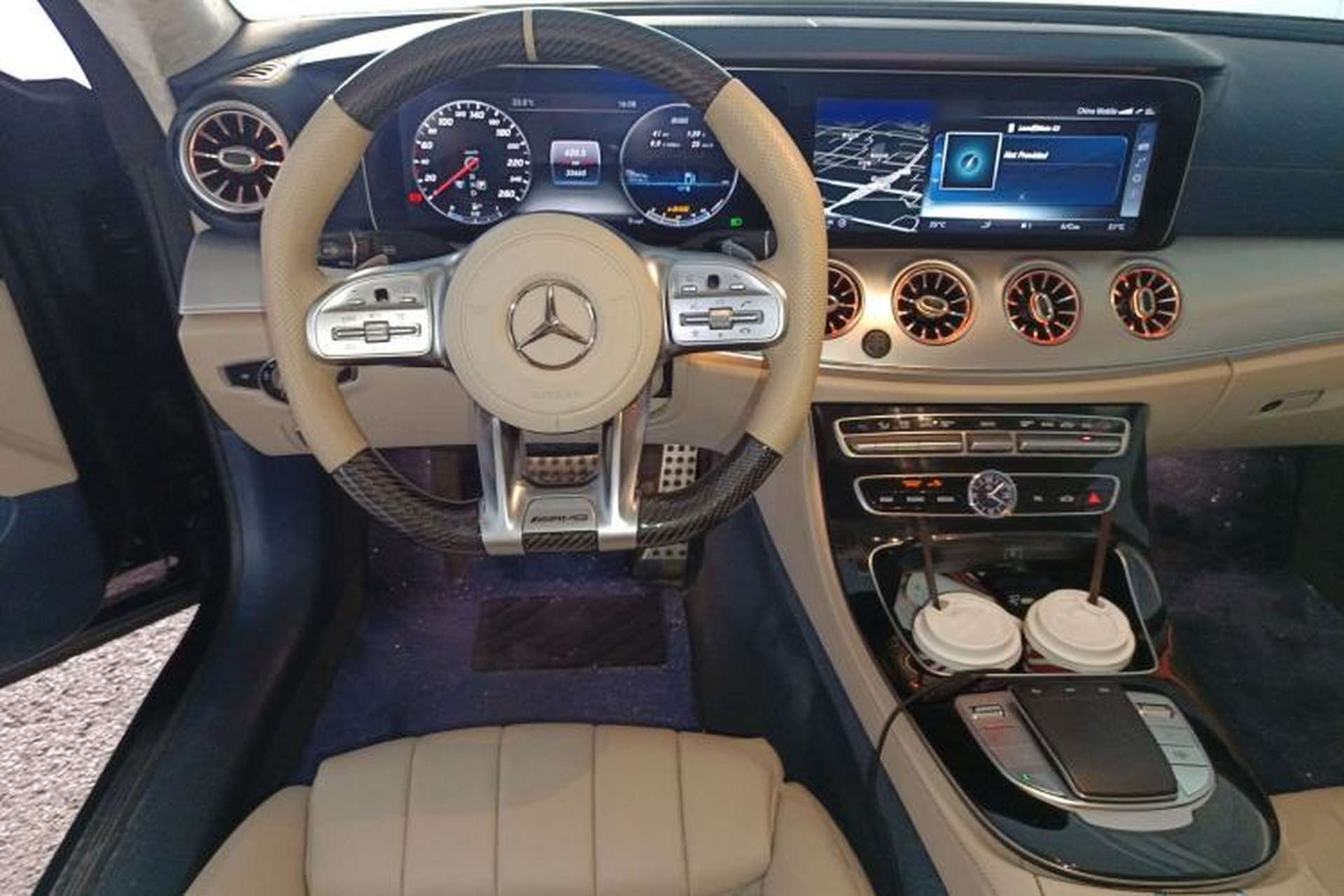 Used Mercedes-Benz E-Class 2017 E 200 4MATIC Coupe Steering Wheel