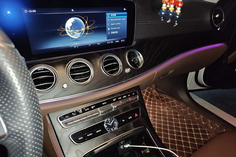 Used Mercedes-Benz E-Class 2017 E 300 L Sport Luxury Edition Audio And AC Panel