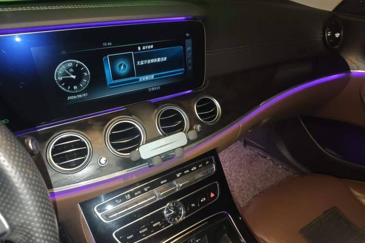 Used Mercedes-Benz E-Class 2017 E 300 L Sporty and Stylish Model Audio And AC Panel