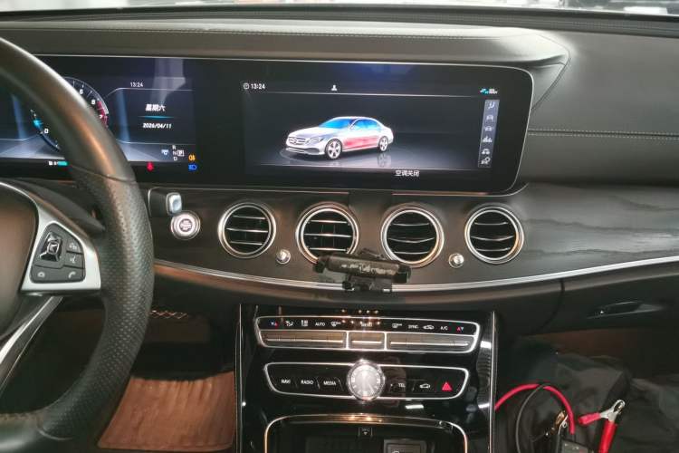 Used Mercedes-Benz E-Class 2017 E 300 L Sporty and Stylish Model Audio And AC Panel