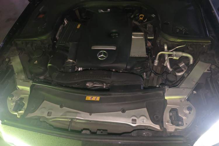 Used Mercedes-Benz E-Class 2017 E 300 L Sporty and Stylish Model Engine Bay