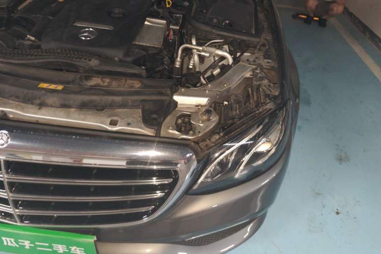 Used Mercedes-Benz E-Class 2017 E 300 L Luxury Model Engine Bay Left