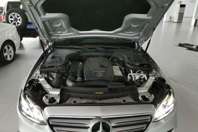 Used Mercedes-Benz E-Class 2017 E 300 L Sporty and Stylish Model Engine Bay