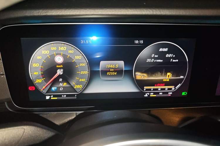 Used Mercedes-Benz E-Class 2017 E 300 L Sport Luxury Edition Instrument Cluster