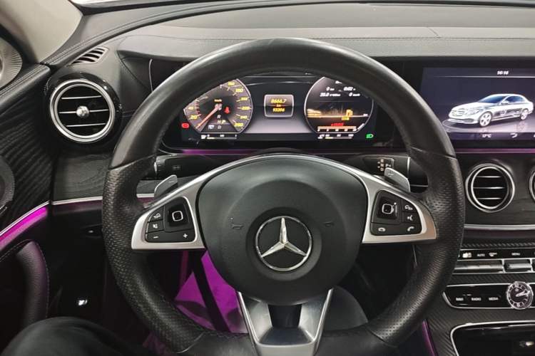 Used Mercedes-Benz E-Class 2017 E 300 L Sporty and Stylish Model Steering Wheel