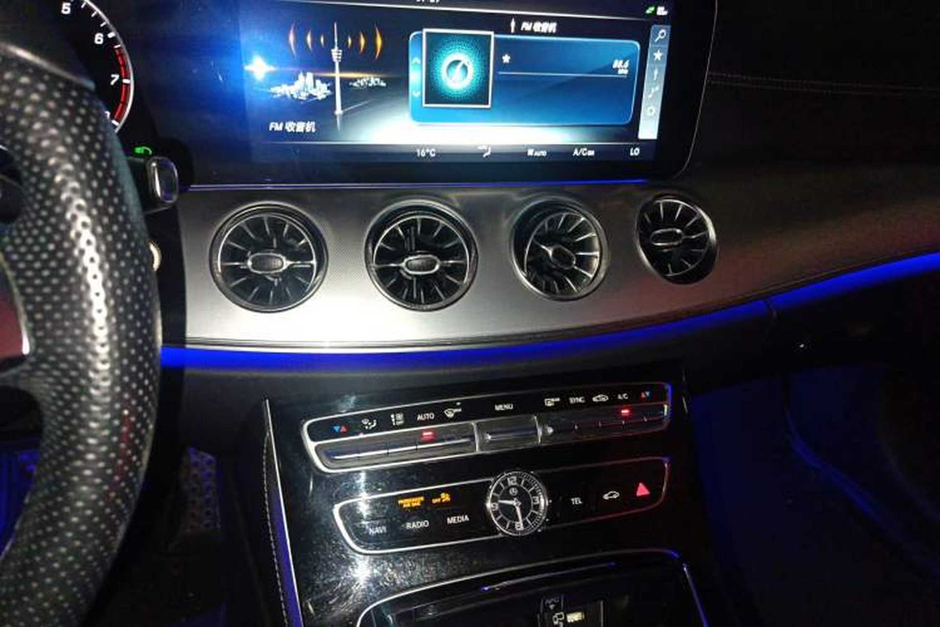 Used Mercedes-Benz E-Class 2017 E 200 4MATIC Coupe Audio And AC Panel