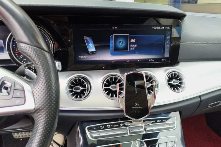 Used Mercedes-Benz E-Class 2017 E 200 4MATIC Coupe Audio And AC Panel