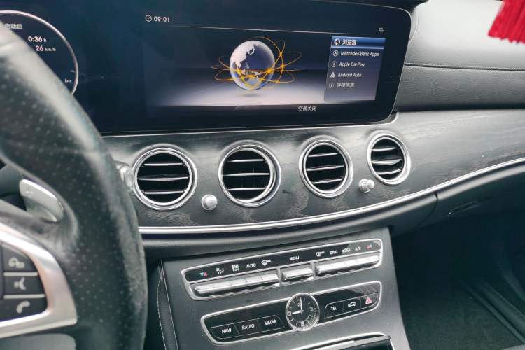 Used Mercedes-Benz E-Class 2017 E 300 L Sport Luxury Edition Audio And AC Panel