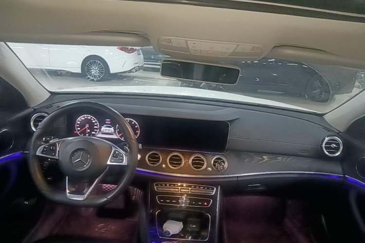Used Mercedes-Benz E-Class 2017 E 300 L Sporty and Stylish Model Center Console