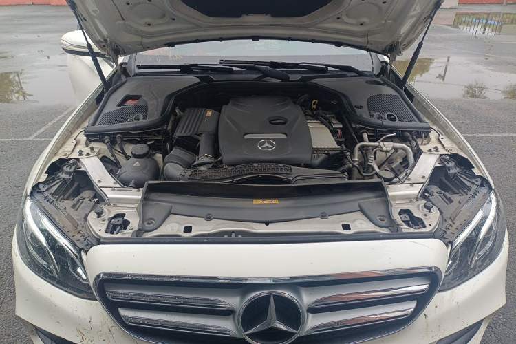 Used Mercedes-Benz E-Class 2017 E 300 L Sporty and Stylish Model Engine Bay