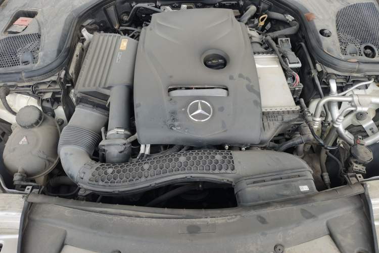 Used Mercedes-Benz E-Class 2017 E 300 L Sporty and Stylish Model Engine Bay