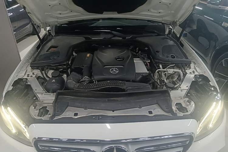 Used Mercedes-Benz E-Class 2017 E 300 L Sporty and Stylish Model Engine Bay