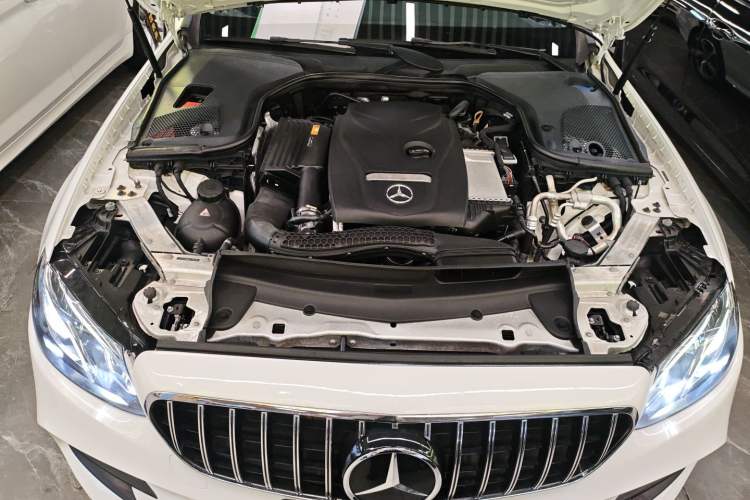 Used Mercedes-Benz E-Class 2017 E 300 L Sporty and Stylish Model Engine Bay