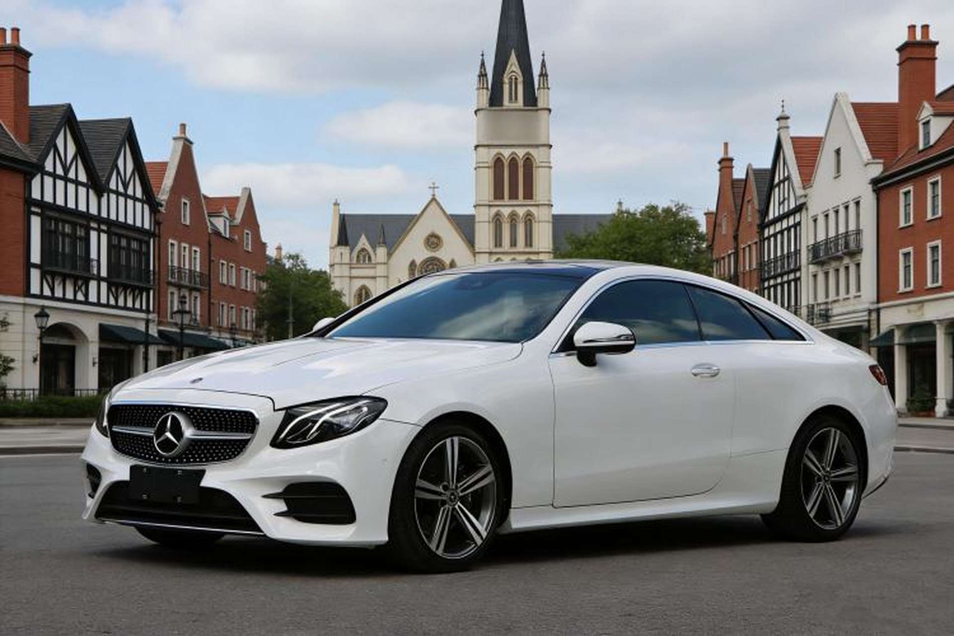Used Mercedes-Benz E-Class 2017 E 200 Coupe Front Left 45 Deg
