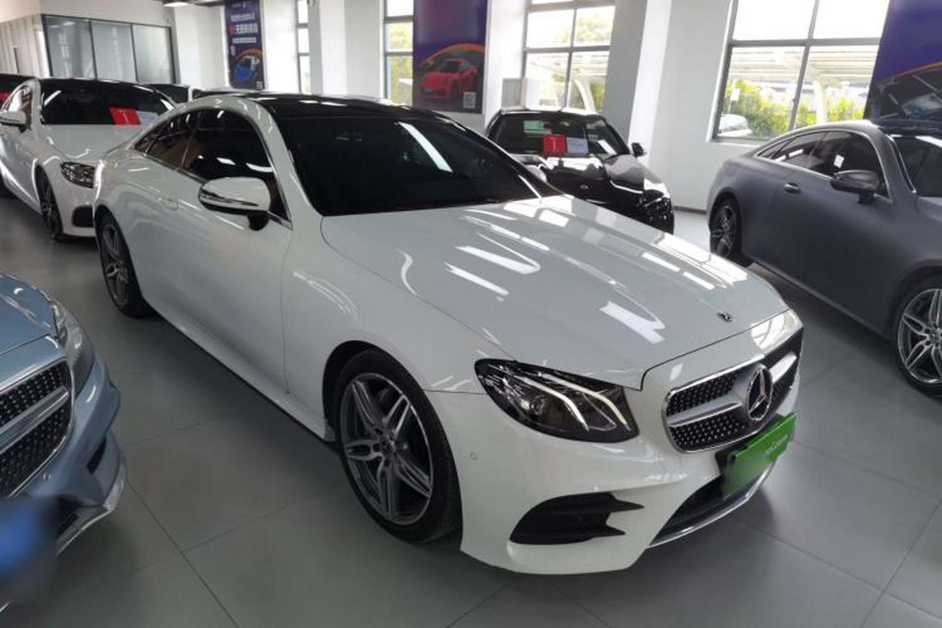 Used Mercedes-Benz E-Class 2017 E 200 Coupe Front Right 45 Deg