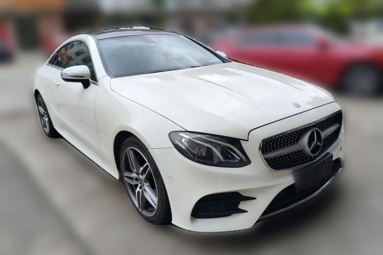 Used Mercedes-Benz E-Class 2017 E 200 4MATIC Coupe Front Right 45 Deg
