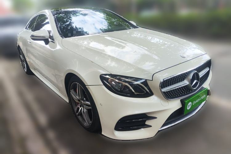 Used Mercedes-Benz E-Class 2017 E 200 4MATIC Coupe Front Right 45 Deg