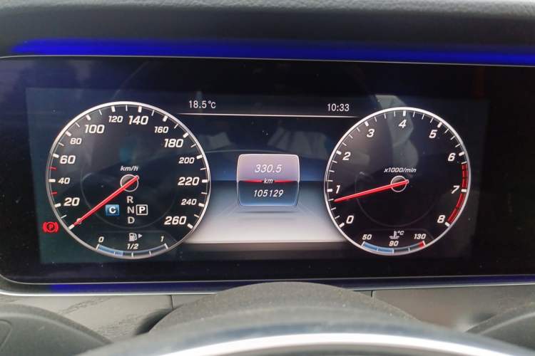 Used Mercedes-Benz E-Class 2017 E 300 L Sporty and Stylish Model Instrument Cluster